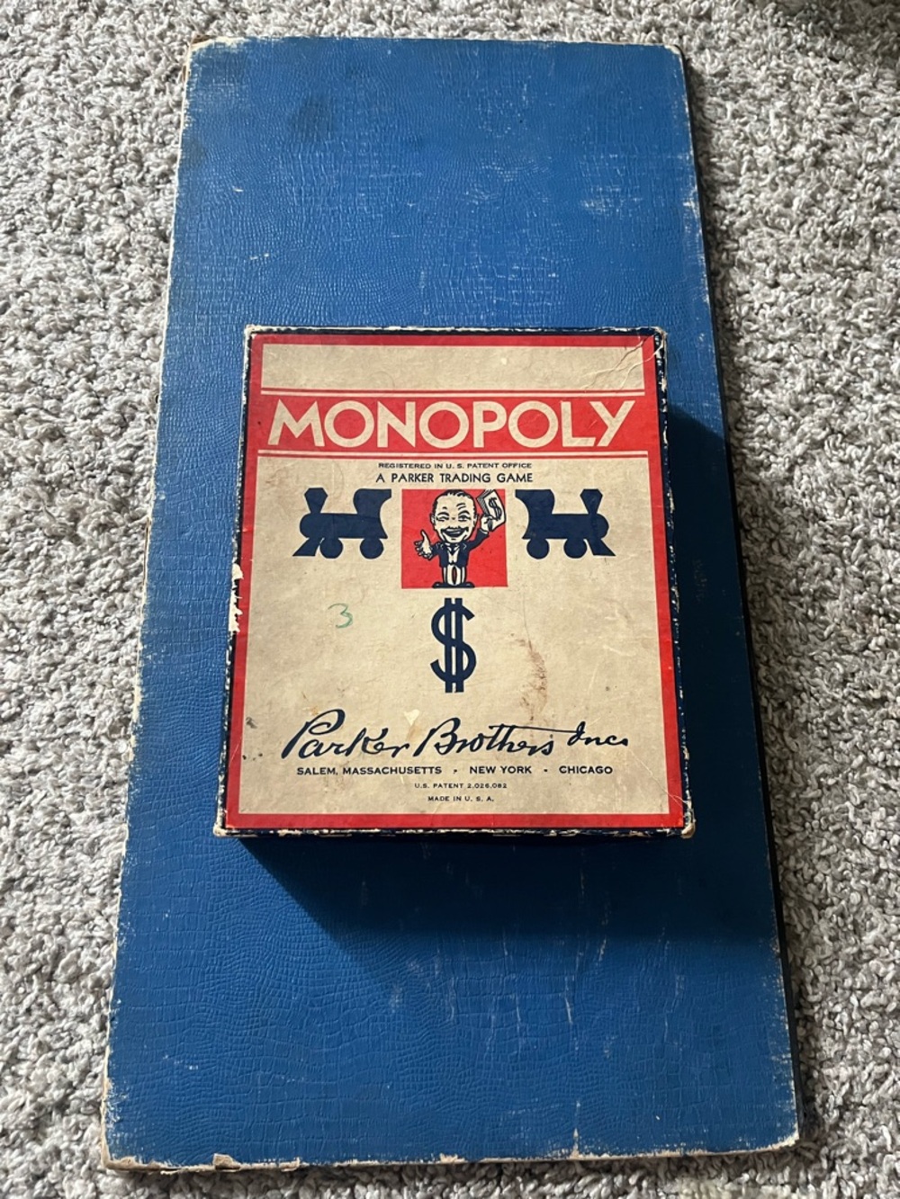 Vintage 1936 Monopoly Classic Board Game by Parker Brothers